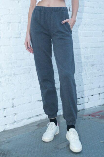 Brandy Melville grey john galt rosa sweatpants