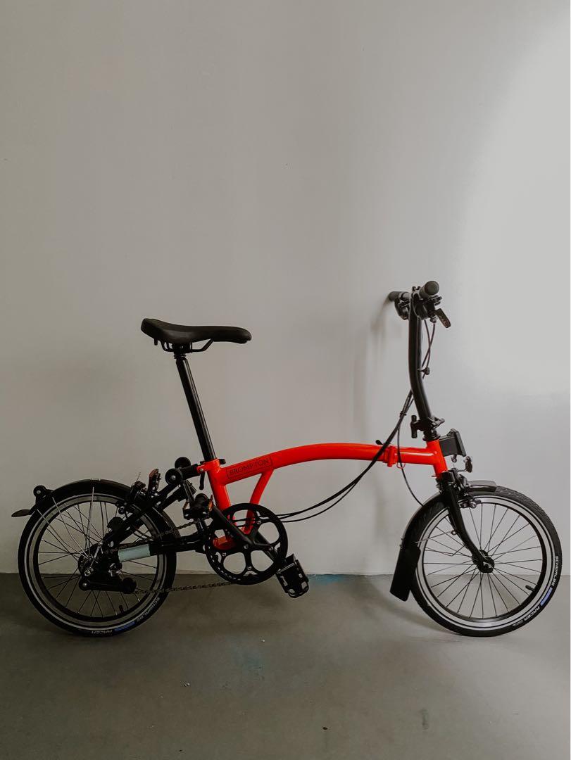 brompton s6l black edition rocket red