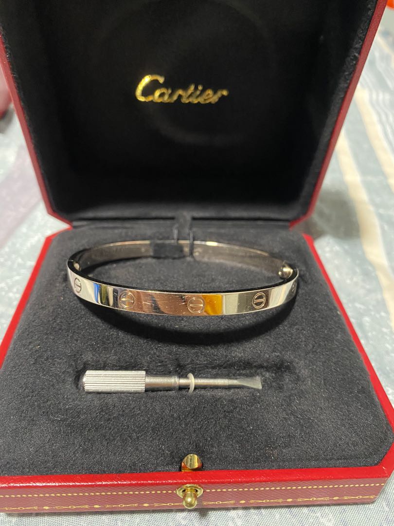 White gold discount cartier love