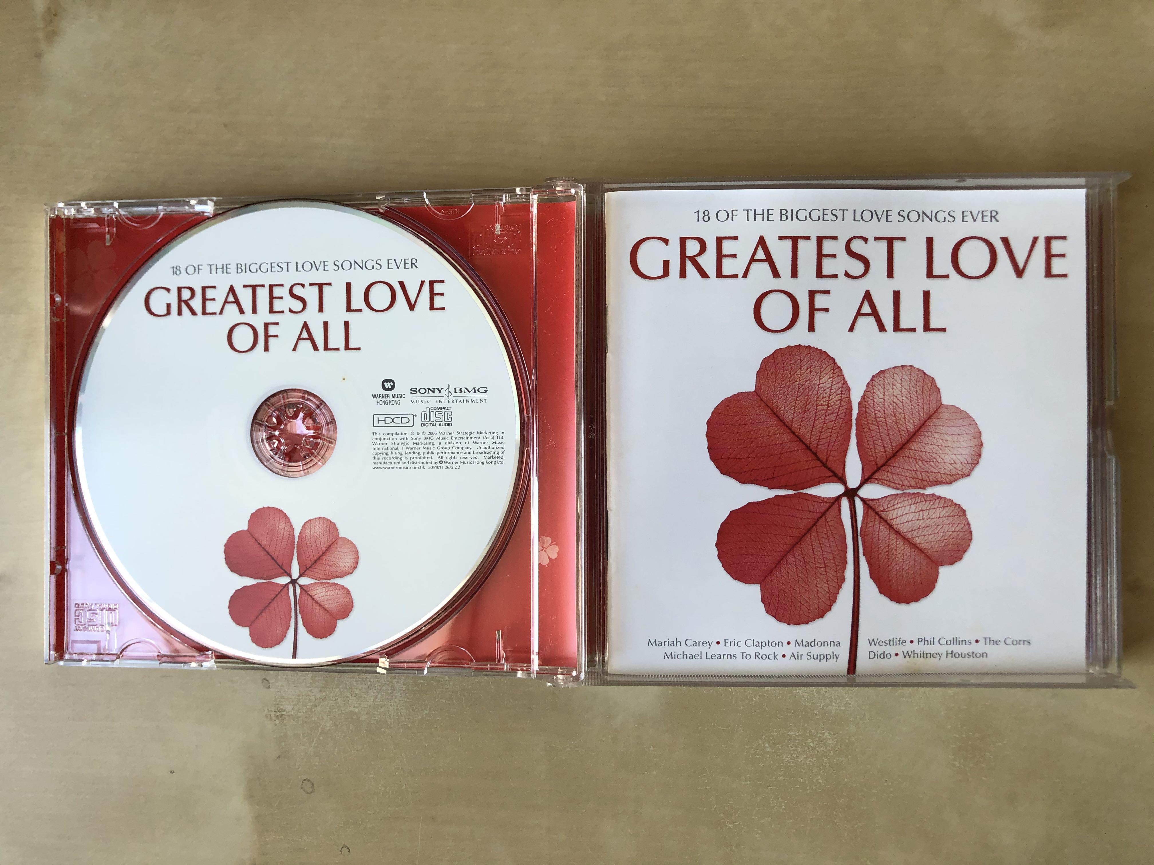 CD Greatest Love Of All 2CD Various Artists HDCD CD Greatest Love Of All 2CD Various Artists HDCD