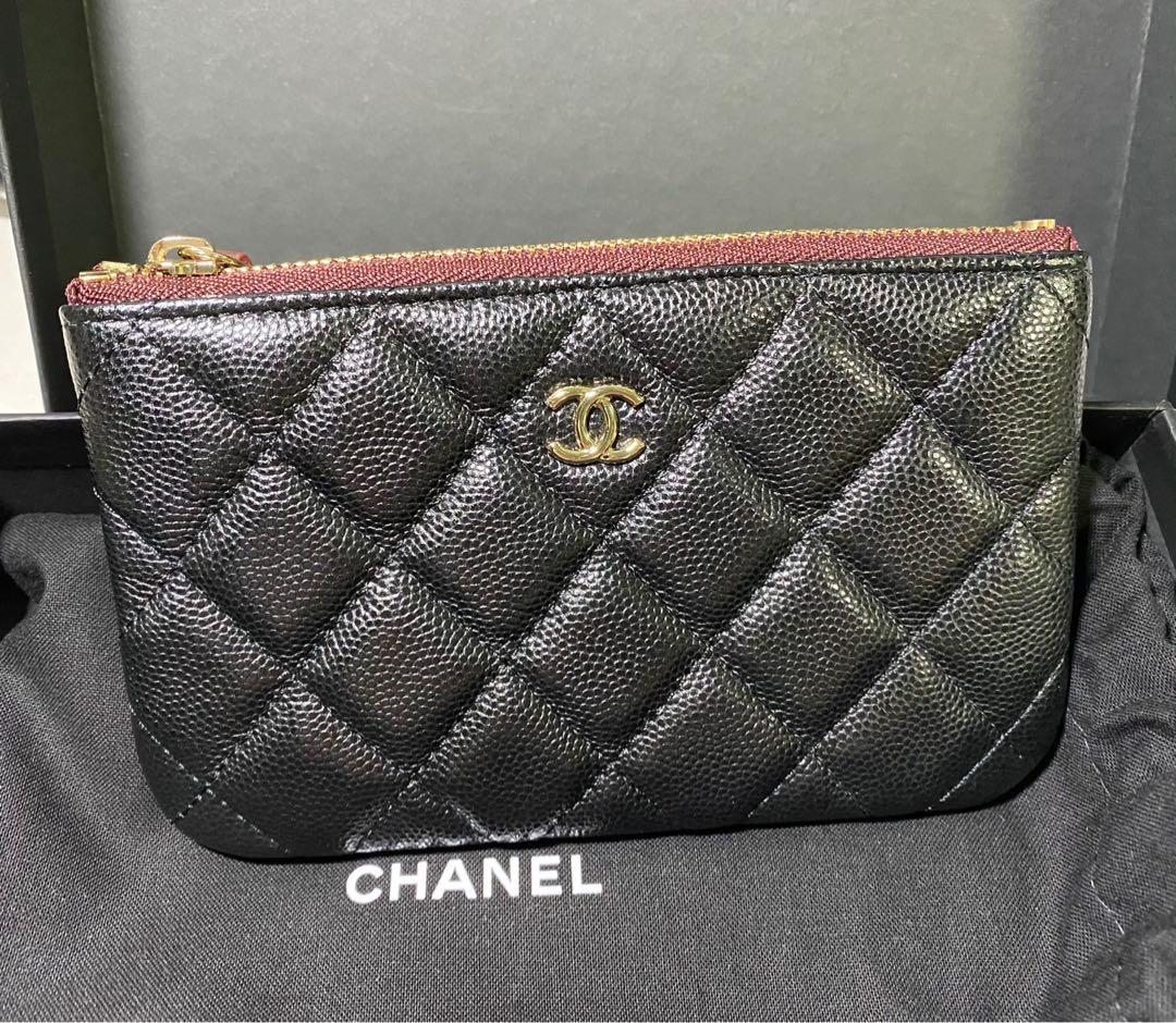 Chanel best sale zip pouch