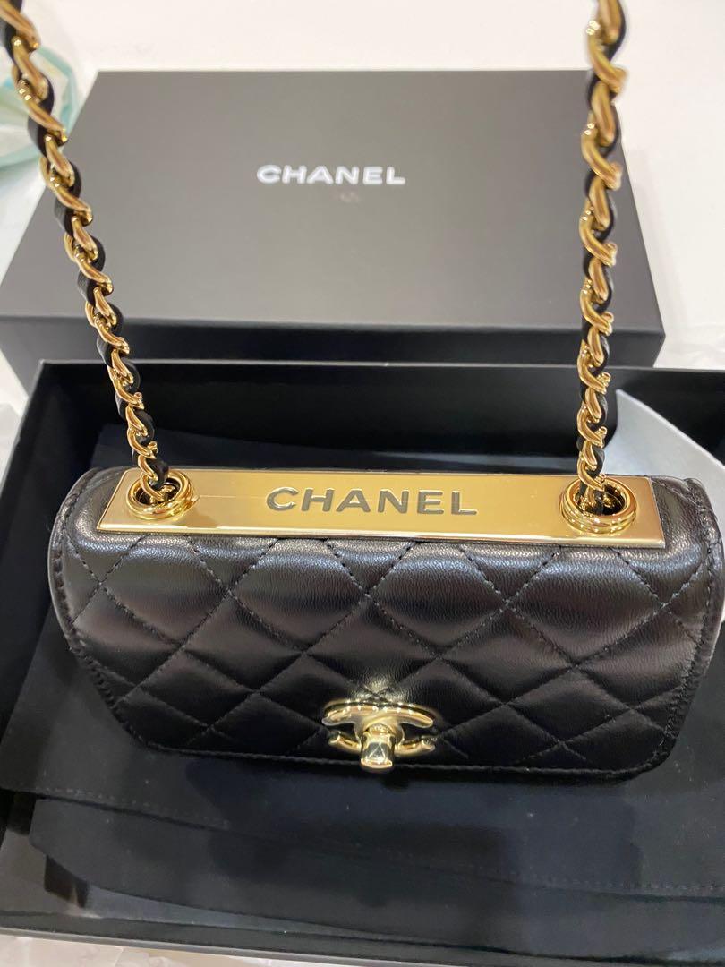 #30 Chanel Mini Trendy CC WOC Wallet on Chain / Clutch with Chain