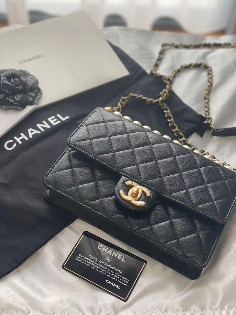 Chanel Pearl Flag Bag (2019 Collection), Luxury, Bags & Wallets On Carousell