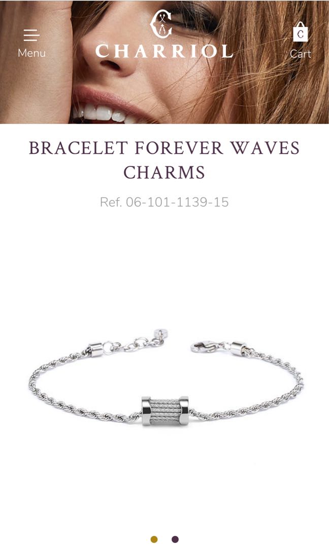 Charriol forever top waves bracelet