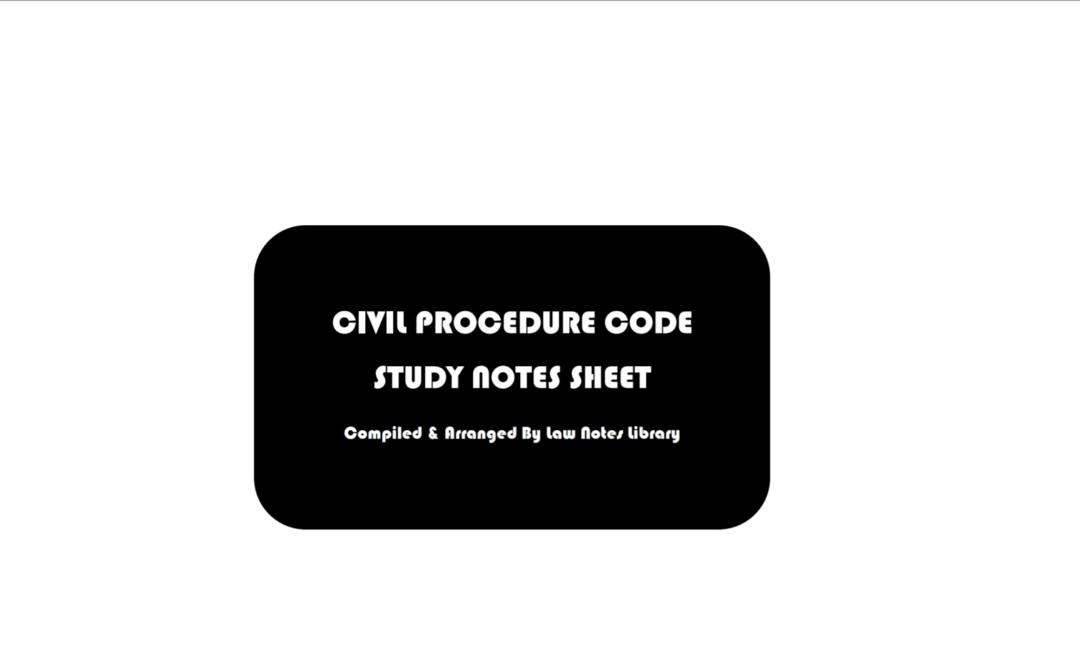 Civil Procedure Code (Concentrated Version) (Category: Textbooks) located in Klang. Submitted by zjmax0108 (Listing ID 1059988996, Image 1). Description: 🔥🔥NEW CIVIL PROCEDURE CODE NOTES AVAILABLE in both hard copy and soft copy!!! 🔥🔥 CONCENTRATED VERSION!!! Consist of OVERVIEW/COMMON ISSUES guidance and Past Year Questions Topic Analysis (2018 July, 2019 July & November Paper) Every chapters consisted from just 1 to 5 pages only. Equipped wi