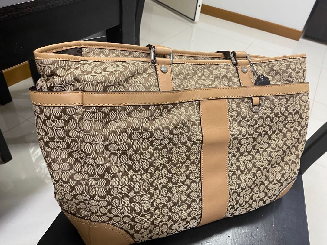 Diaper tote new arrivals coach diaper bag