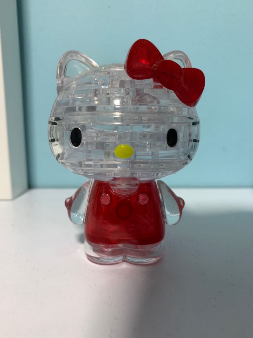 Crystal puzzle hello kitty, Hobbies & Toys, Toys & Games on Carousell