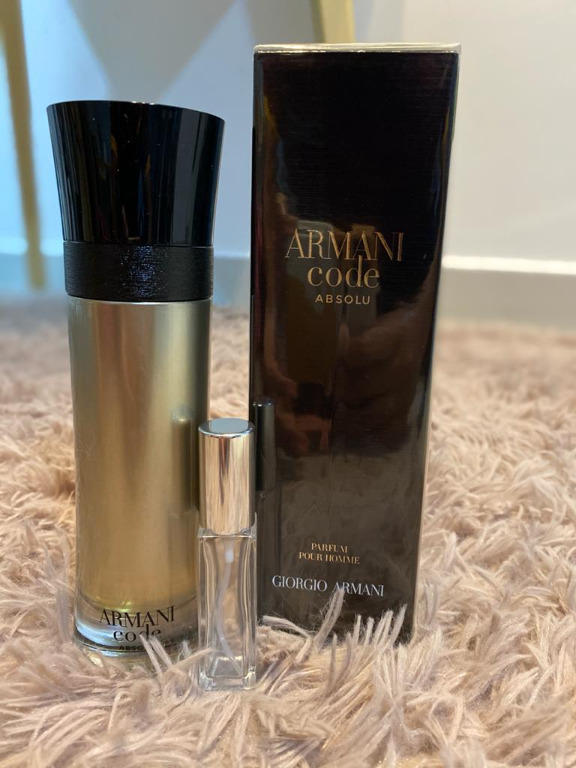 armani code absolu decant