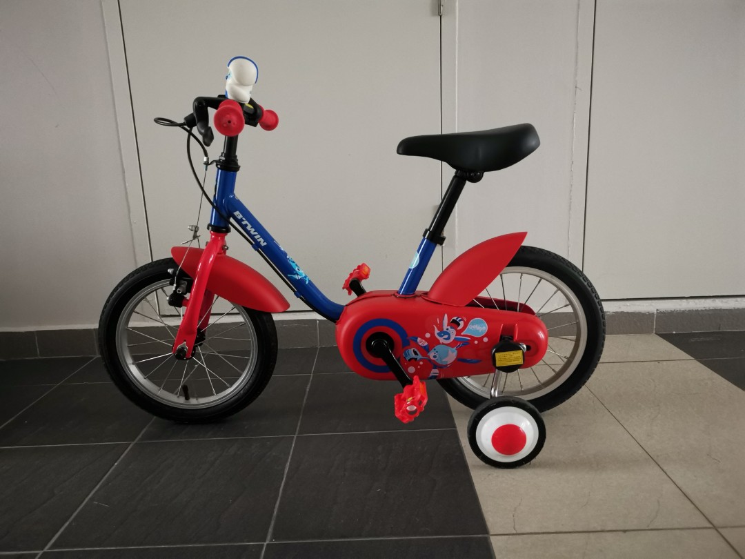 Decathlon Btwin Calipo Kids Bike 14 inch Babies Kids Baby Nursery Kids Furniture Kids Tables Chairs on Carousell