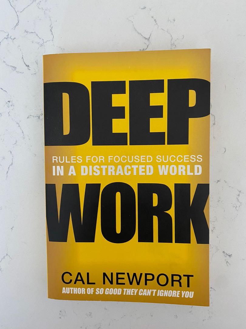 Deep Work Cal Newport 興趣及遊戲 書本 文具 書本及雜誌 宗教書藉 Carousell