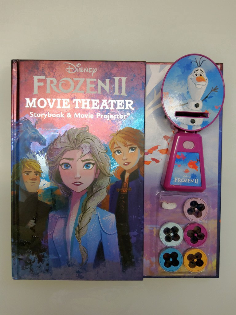 Movie　Theater　Disney　Frozen　Book　II　Projector,　Movie　Books　Magazines,　Story　Hobbies　Toys,　Books　Children's　on　Carousell