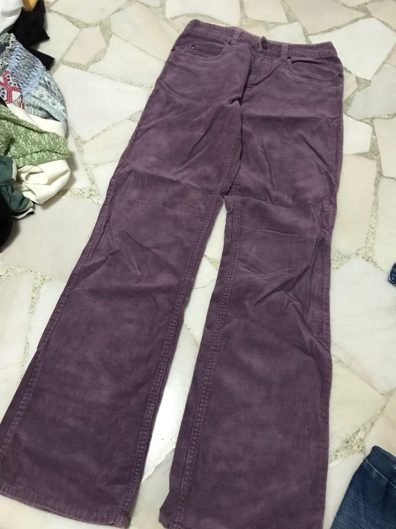 purple jeans women