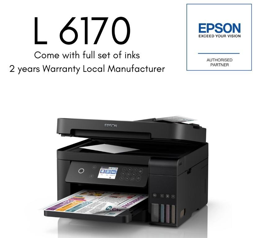 Epson L6170 Wi Fi Duplex All In One Ink Tank Printer With Adf Computers And Tech Printers 2552