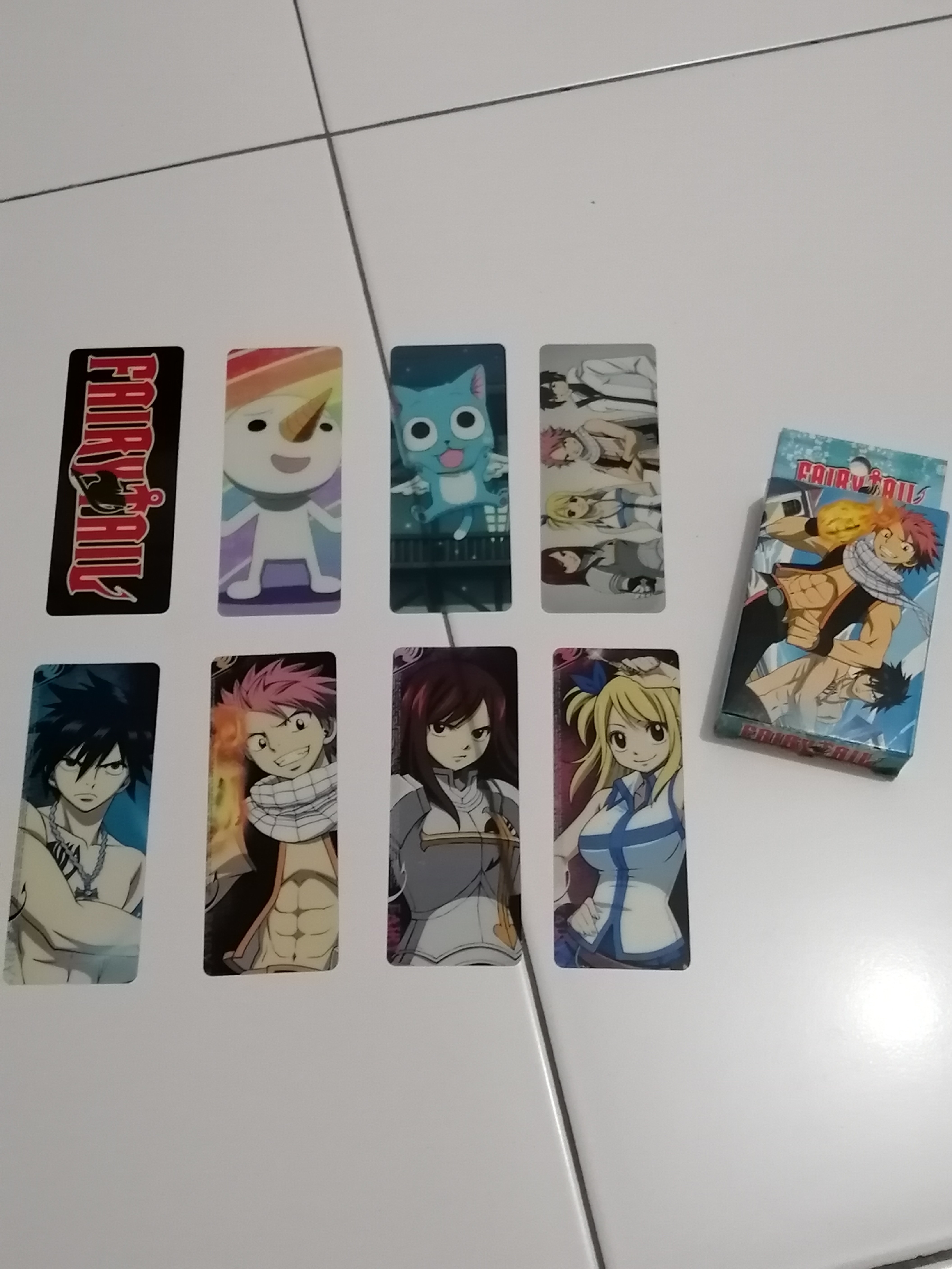Fairy Tail Bookmarks Set (x8), Fairy Tail
