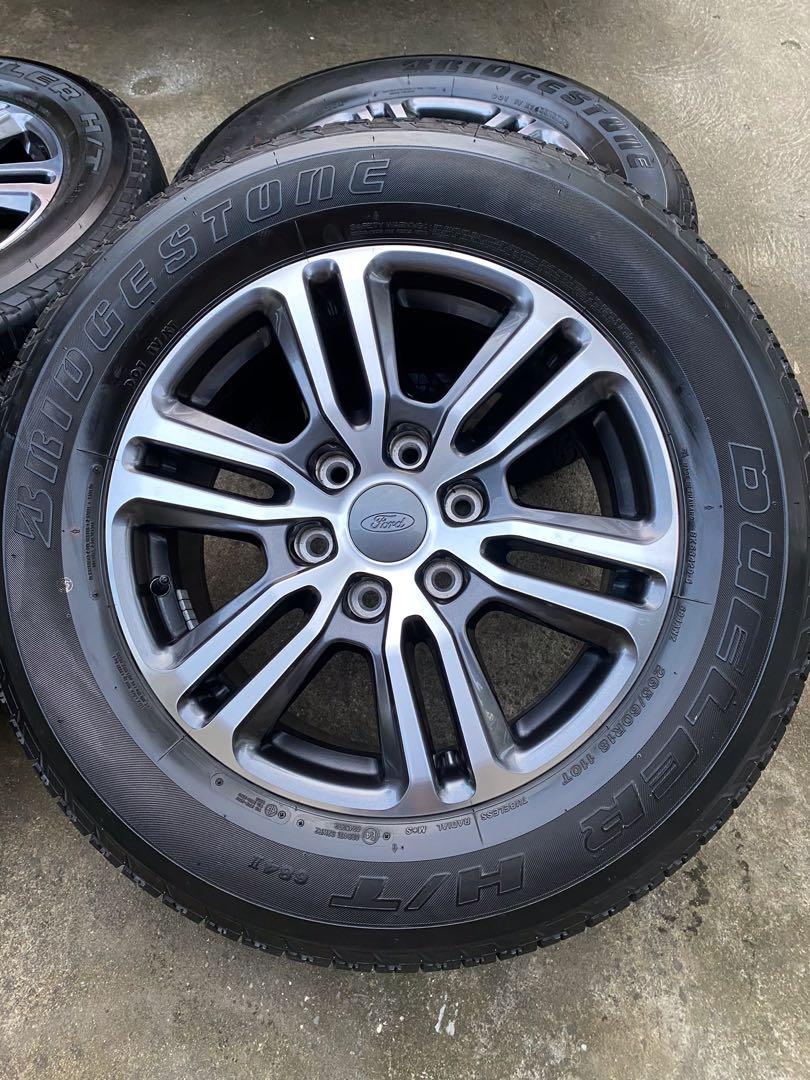 Ford Ranger Wildtrak 2020 Genuine 18” Wheels and Tires for sale, Car