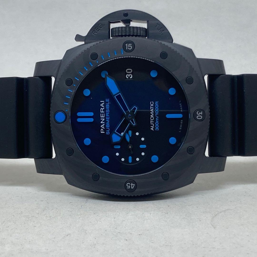 FS.BNIB PANERAI SUBMERSIBLE CARBOTECH AUTOMATIC 300M 42MM WATCH PAM00960 PAM 960 PAM960