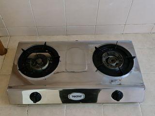 Gas Stove (Tecno Brand) ( PUB Gas Or Cylinder)