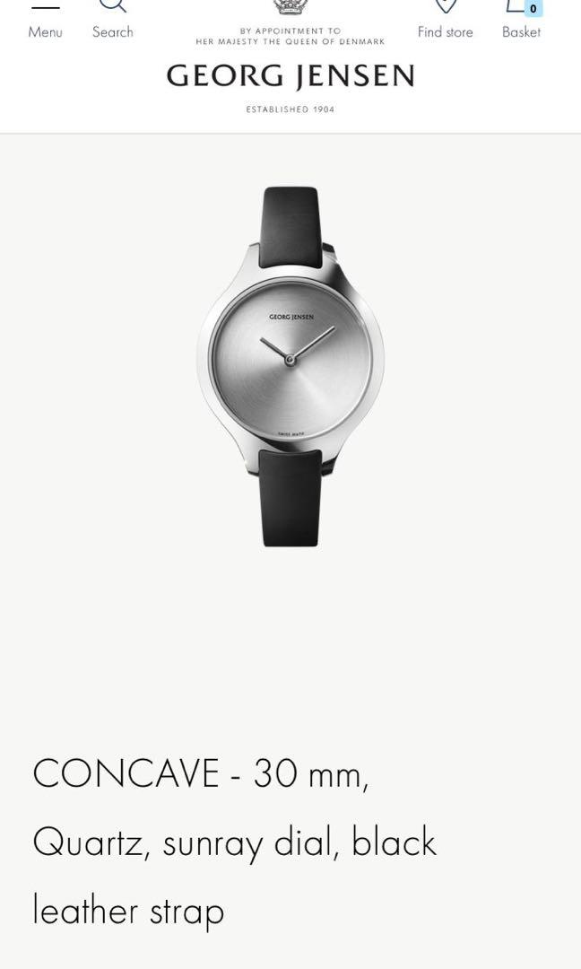 Georg jensen cheap concave watch
