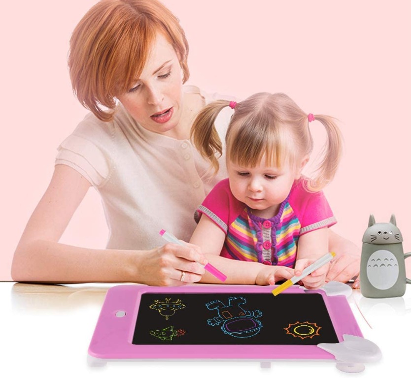 GOLDGE Light up Drawing Board Kids, Portable Drawing Pad Writing Tablet ...