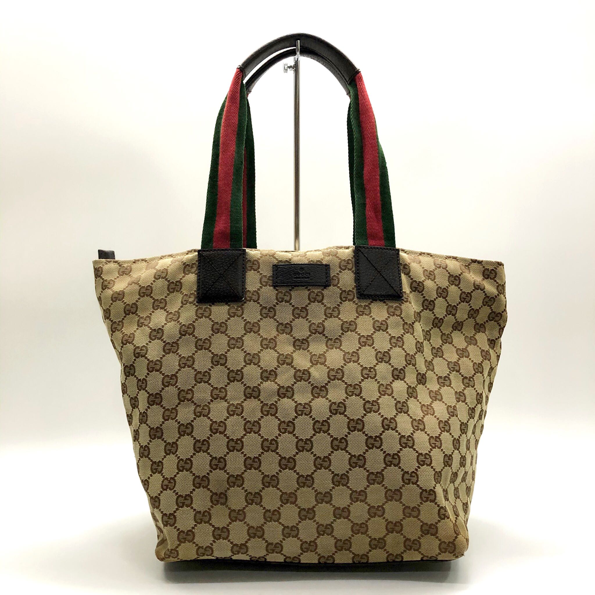 Gucci GG 131231 Sherry Line Canvas Tote 