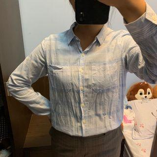 [降價］Hangten藍紋襯衫