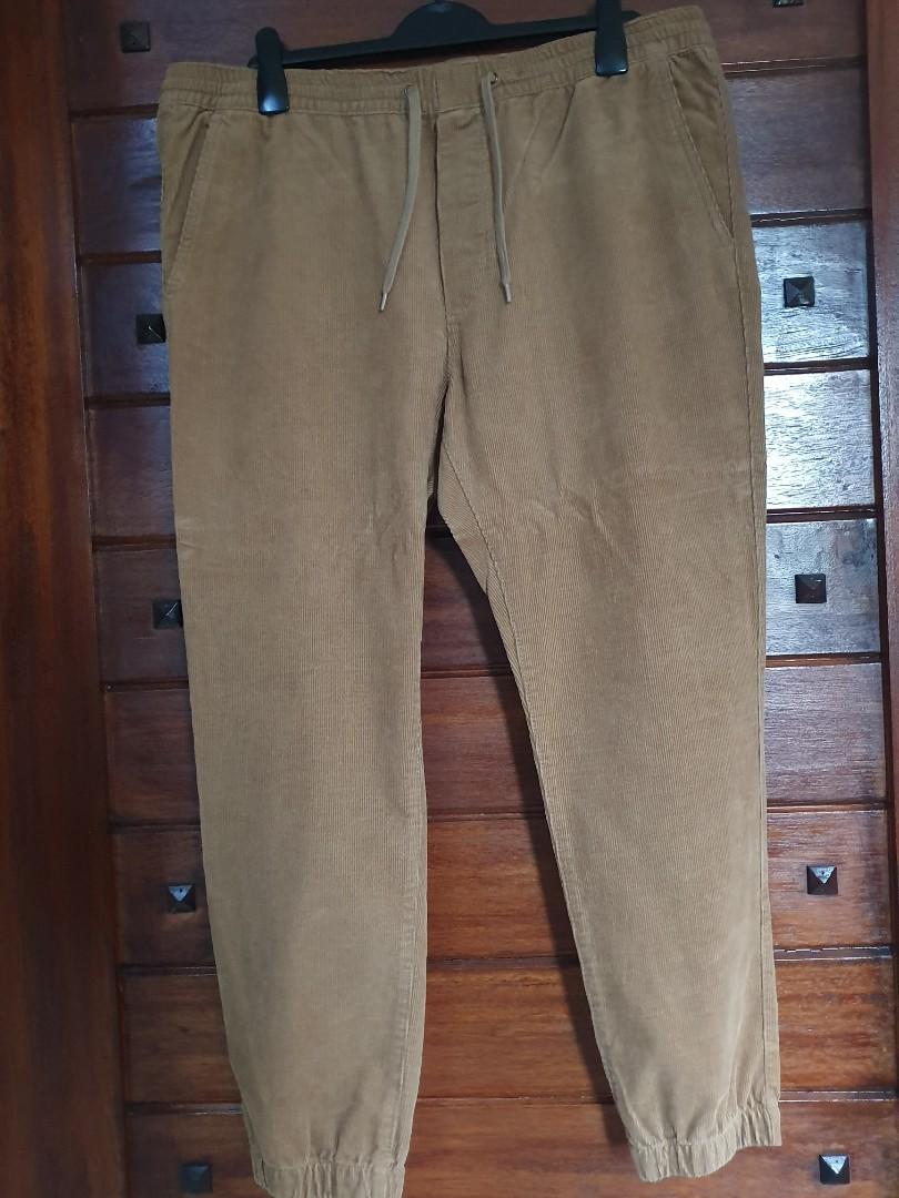 mens corduroy jogger pants