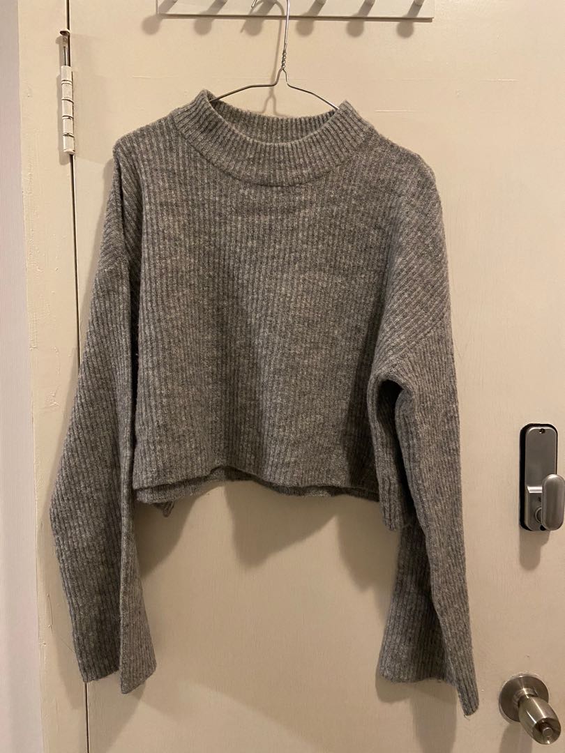 gray sweater