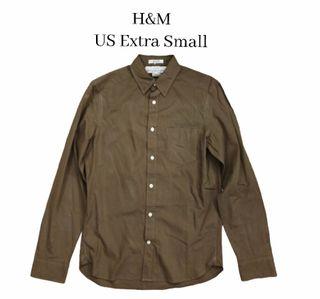 H&M mens brown long sleeves XS