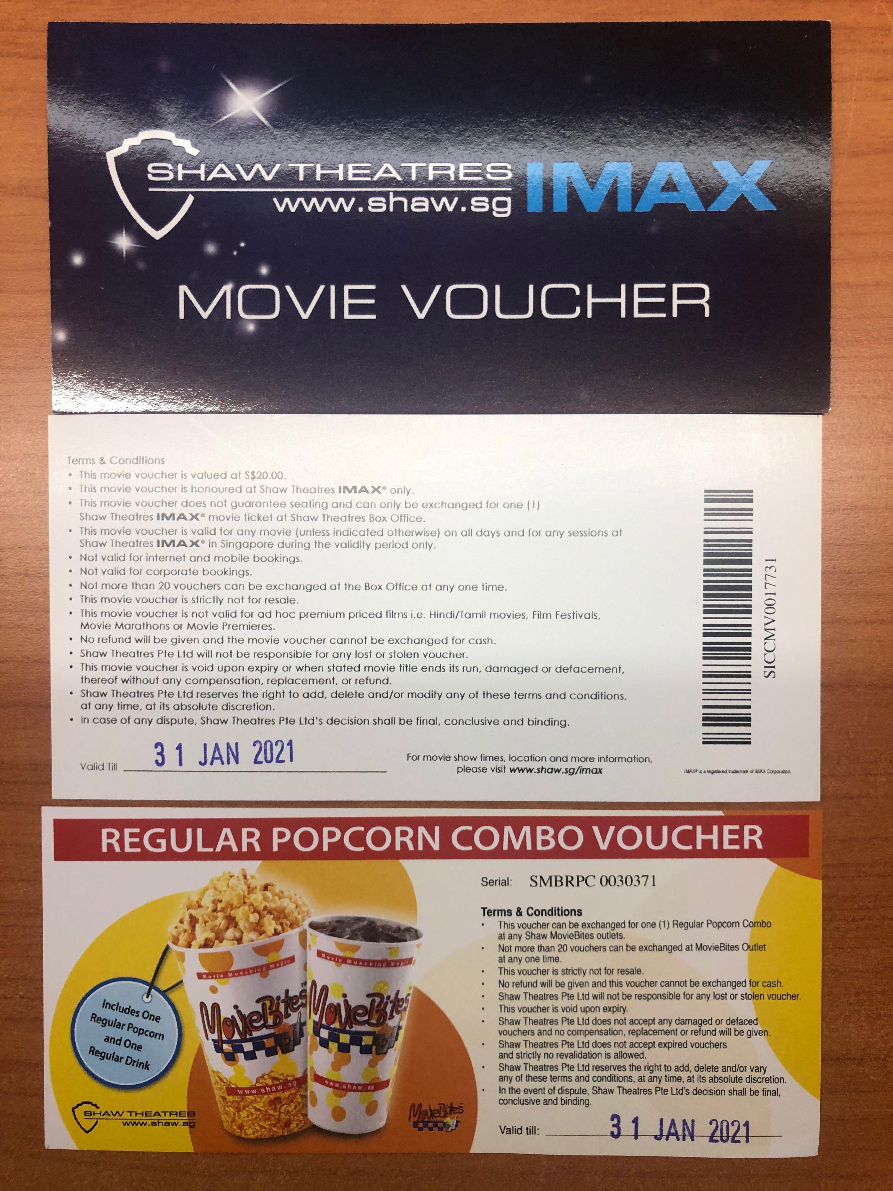 IMAX movie ticket (Demon Slayer Mugen Train now showing on IMAX