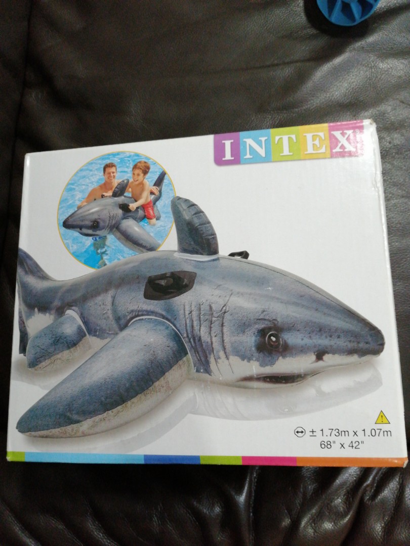 Intex shark float Babies Kids Infant Playtime on Carousell