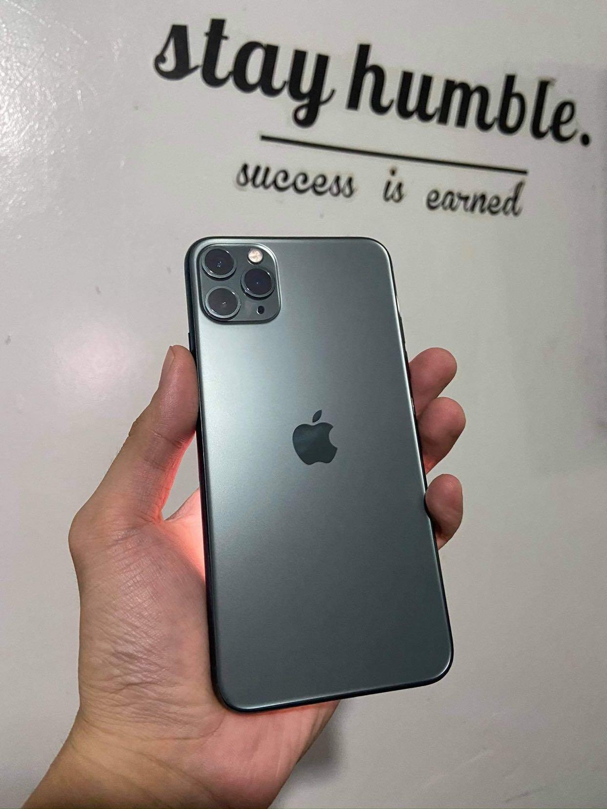 Iphone 11 Pro Max 512gb Midnight Green Mobile Phones Gadgets Mobile Phones Iphone Iphone 11 Series On Carousell