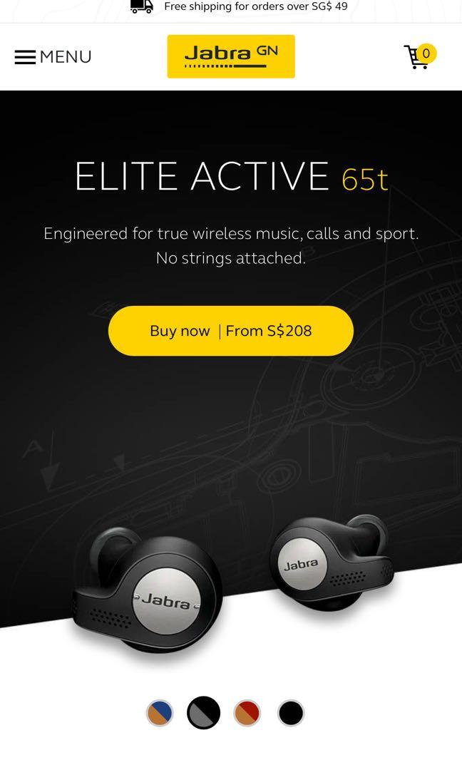 Jabra Elite Active 65t Everything Else on Carousell