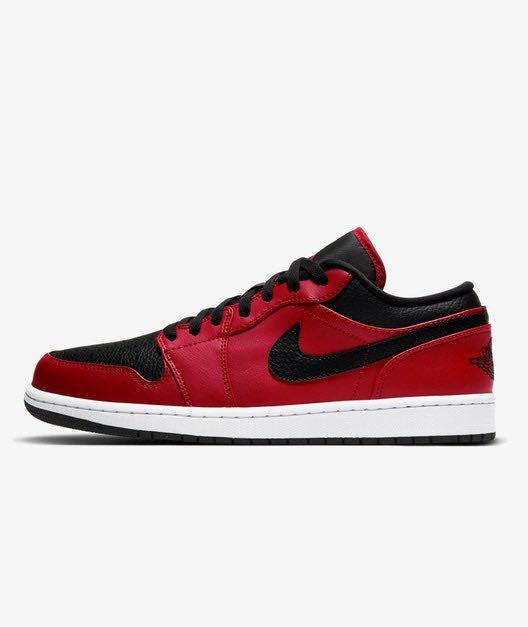 Jordan 1 Low Gym Red Black Men s Fashion Footwear Sneakers on