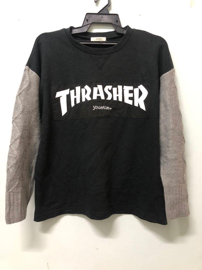 Jouetie X Thrasher Sweatshirt Women S Fashion Clothes Tops On Carousell