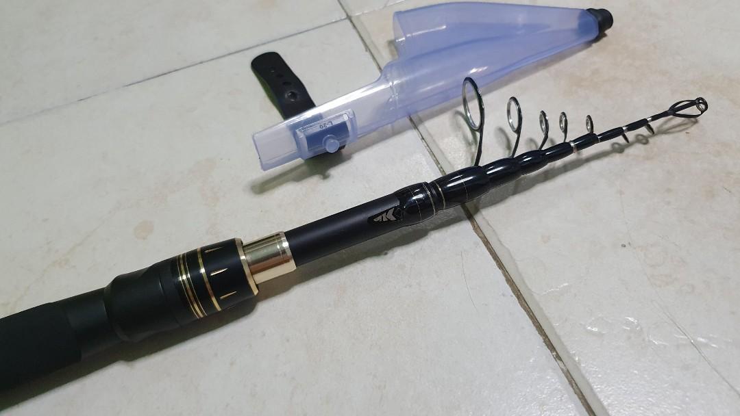 Kastking BlackHawk II - 7 foot - Medium Heavy - Telescopic Fishing rod,  Sports Equipment, Fishing on Carousell