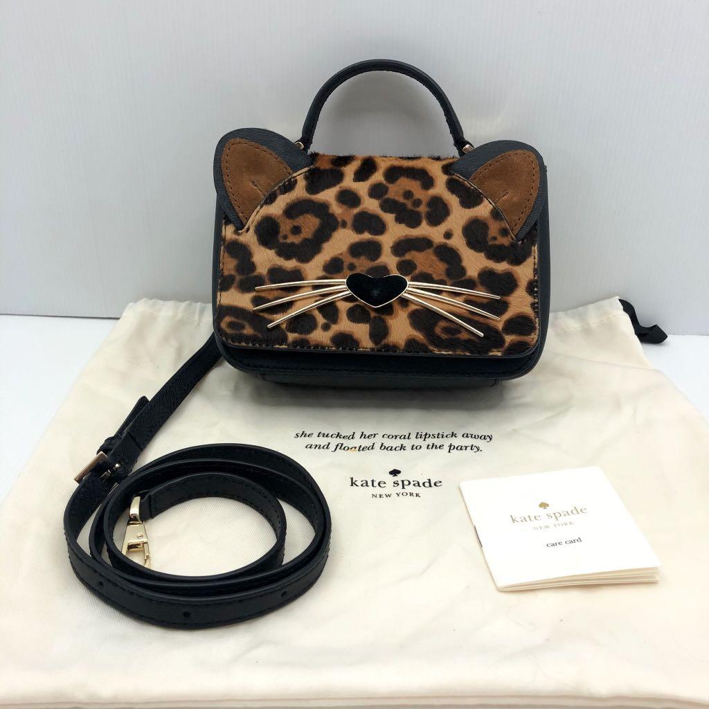 Kate Spade Cat Leopard Print Bag 207014991