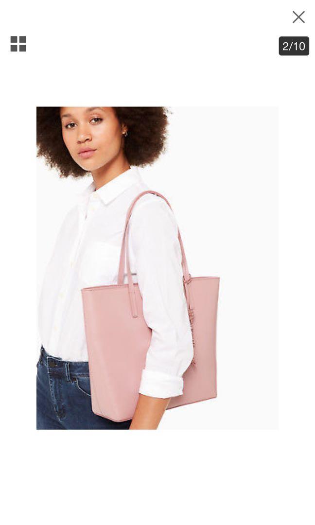 Kate spade seton drive karla smooth cheap leather tote shoulder bag purse handbag