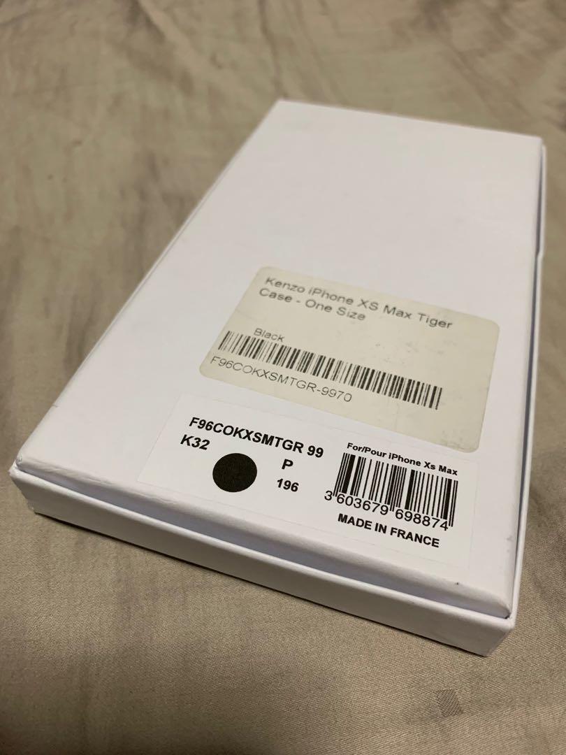Kenzo IPhone XS Max Tiger Case Mobile Phones Gadgets Mobile Gadget Accessories Cases Sleeves on Carousell