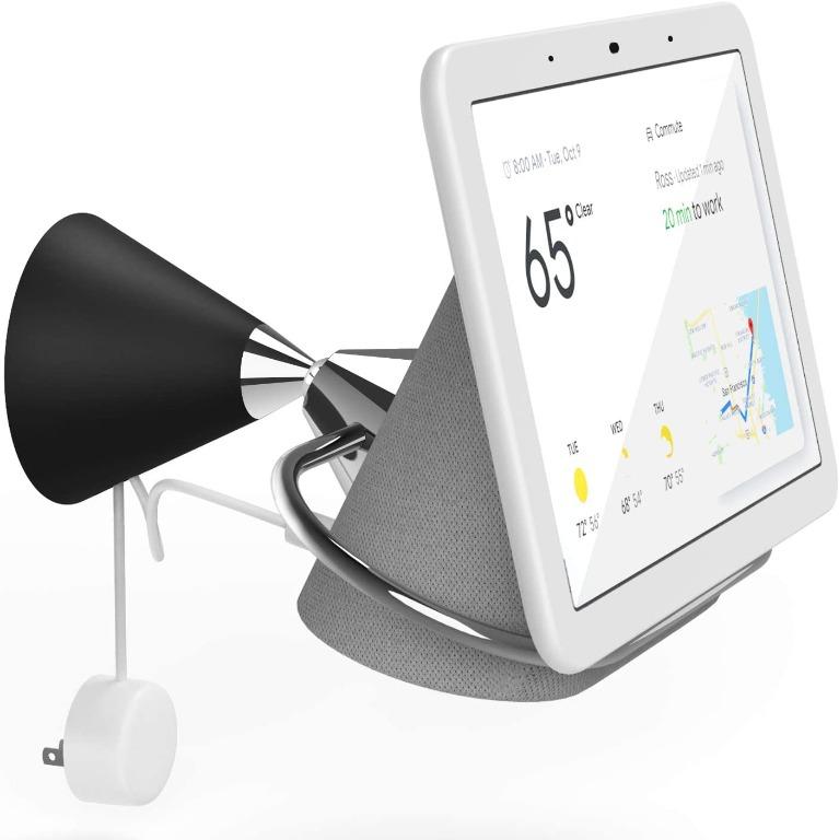 KIWI design Wall Mount for Google Nest Hub Home Hub Metal and Adjustable with 360 Free Rotation