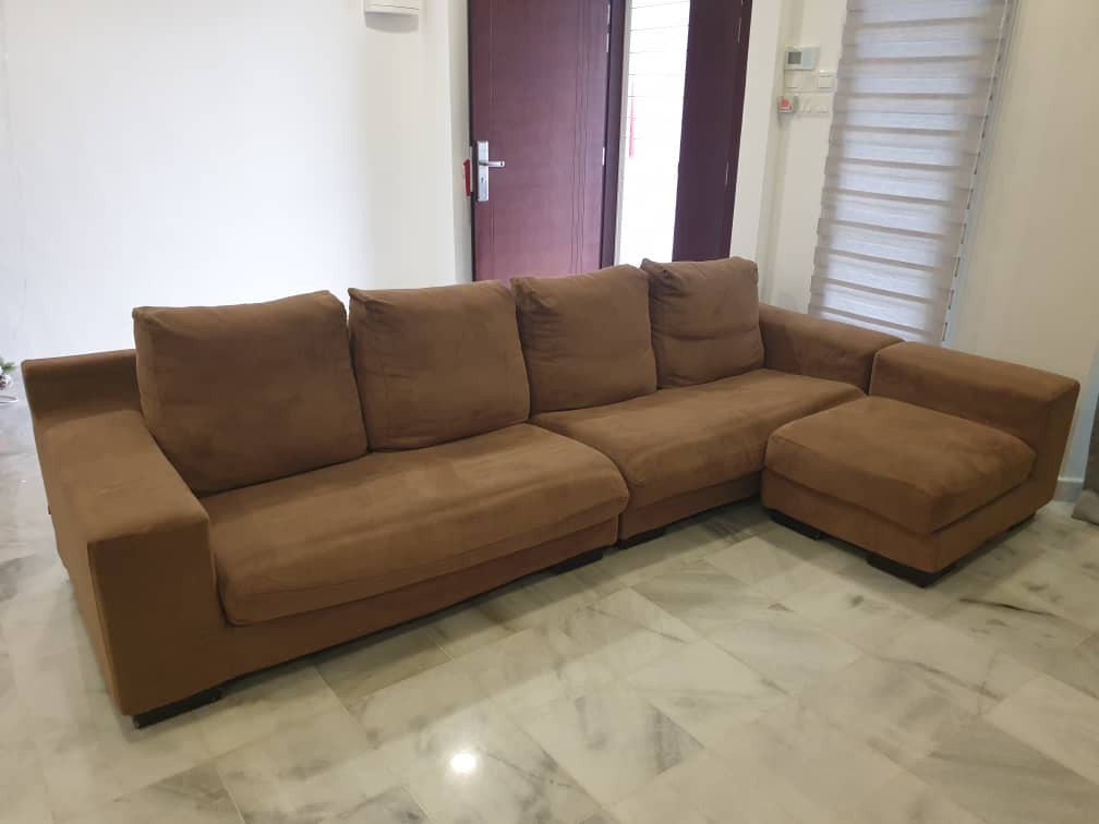 L Shape Sofa Lorenzo, Furniture & Home Living, Furniture, Sofas on