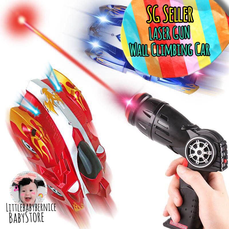 Laser Gun Infrared Wall Climbing Remote Control Car, Hobbies & Toys