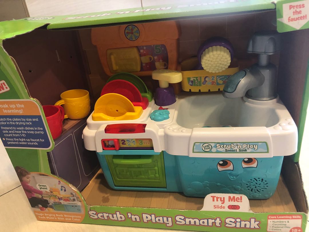 leapfrog scrub and play smart sink