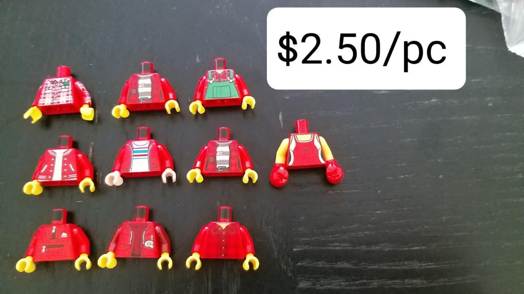 Red lego torso sales