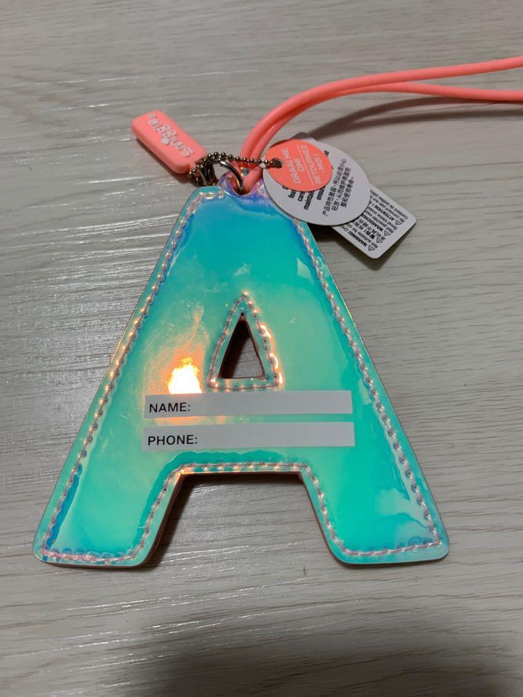 Letter A smiggle Keychain, Hobbies & Toys, Stationery & Craft, Craft