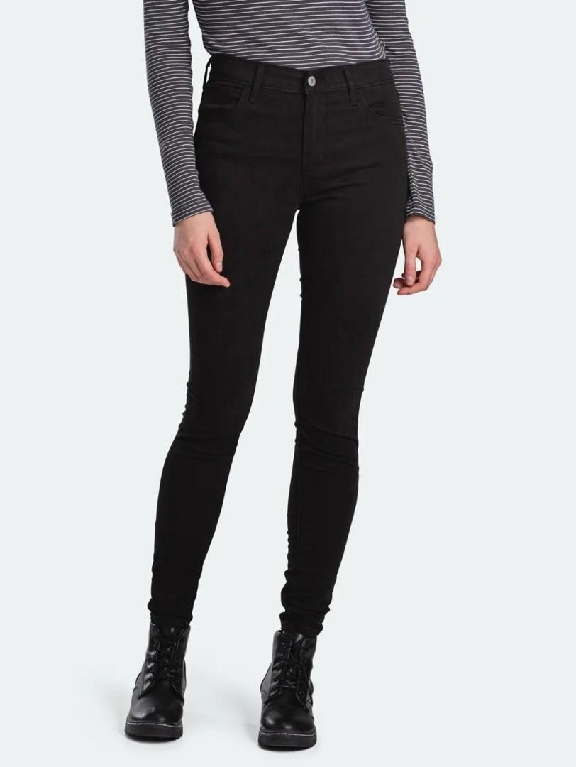 Levis 720 high rise super skinny black jeans Women s Fashion Bottoms Jeans Leggings on Carousell