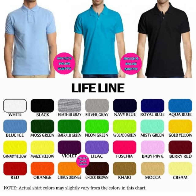 Lifeline Polo shirts, Men's Fashion 