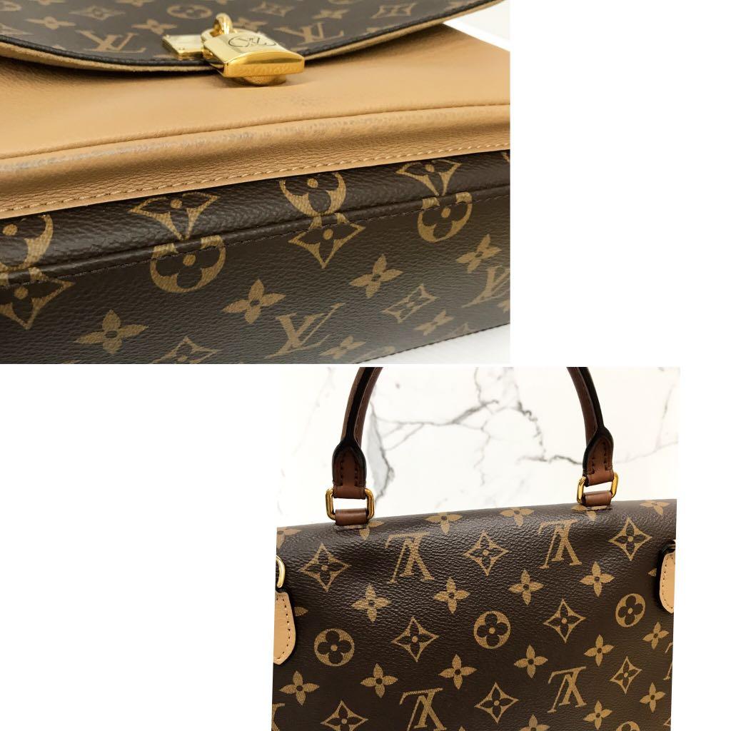 Louis Vuitton LV GHW Marignan 2way Shoulder Bag Handbag M44257 Monogram  Brown