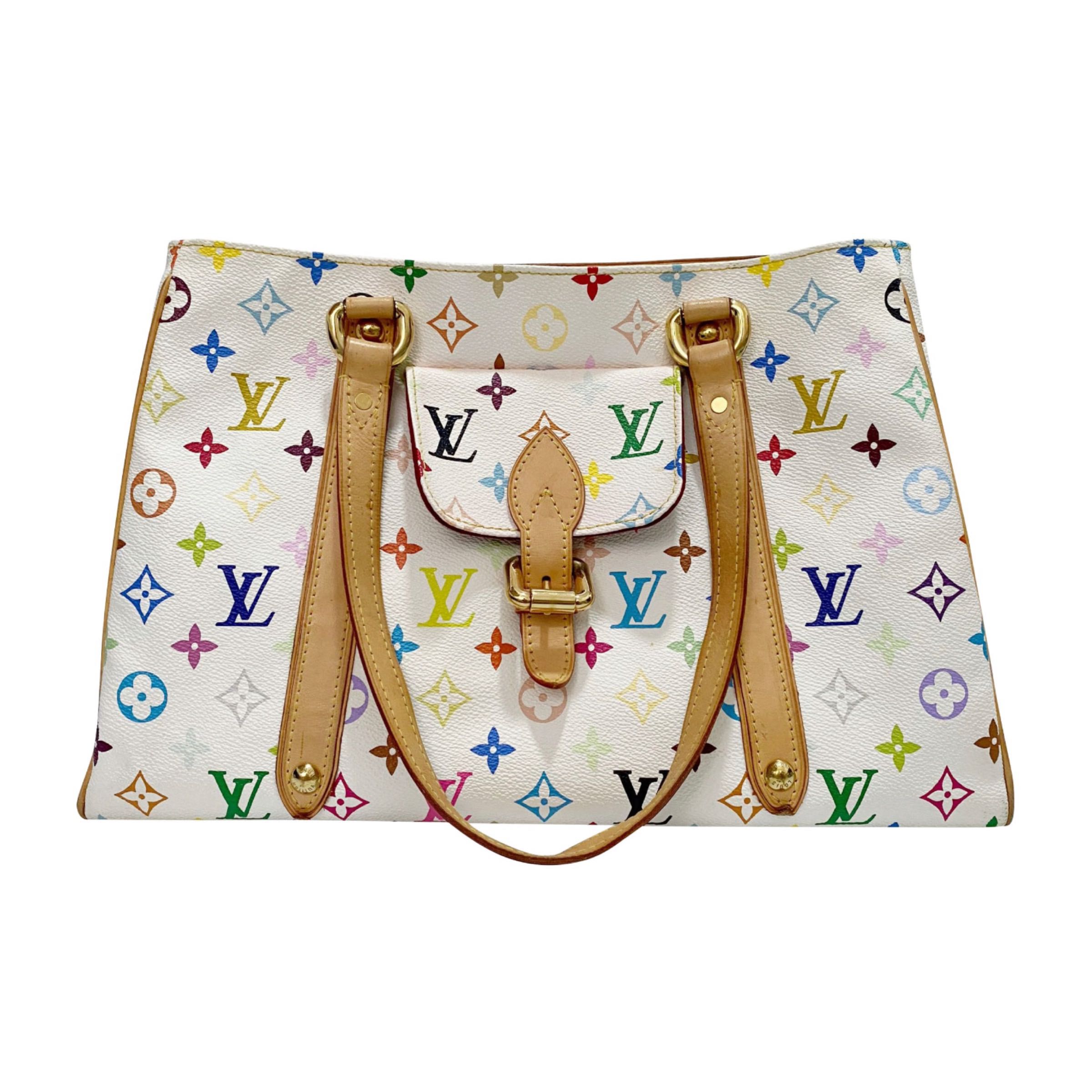 Lv tote best sale bag white