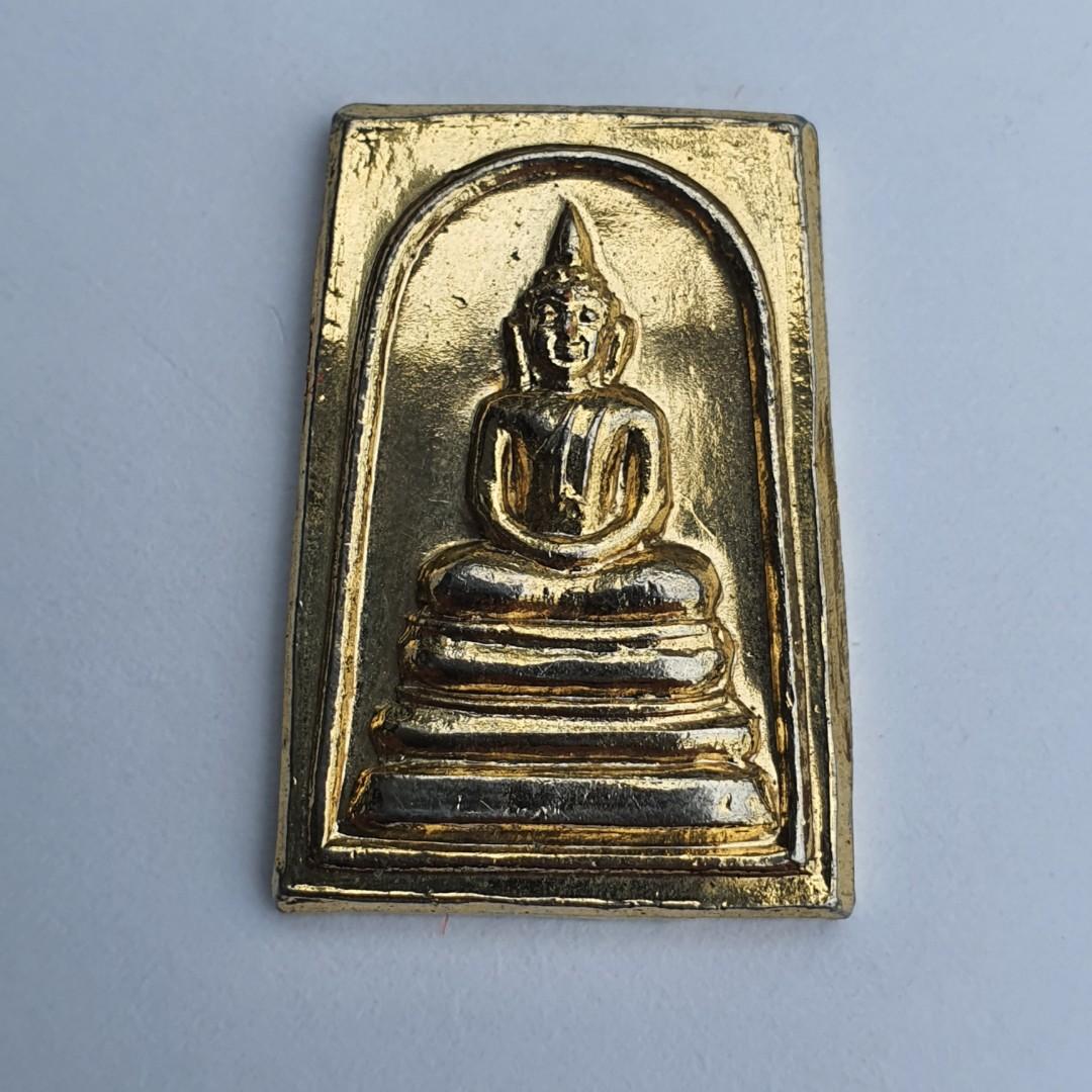 Lp Pae Wat Pikulthong Phra Somdej Rian Kalaithong Be2534 龙婆培崇迪顺德佛铜镀金thai Amulet 泰国佛牌lppae 99 03 Hobbies Toys Memorabilia Collectibles Religious Items