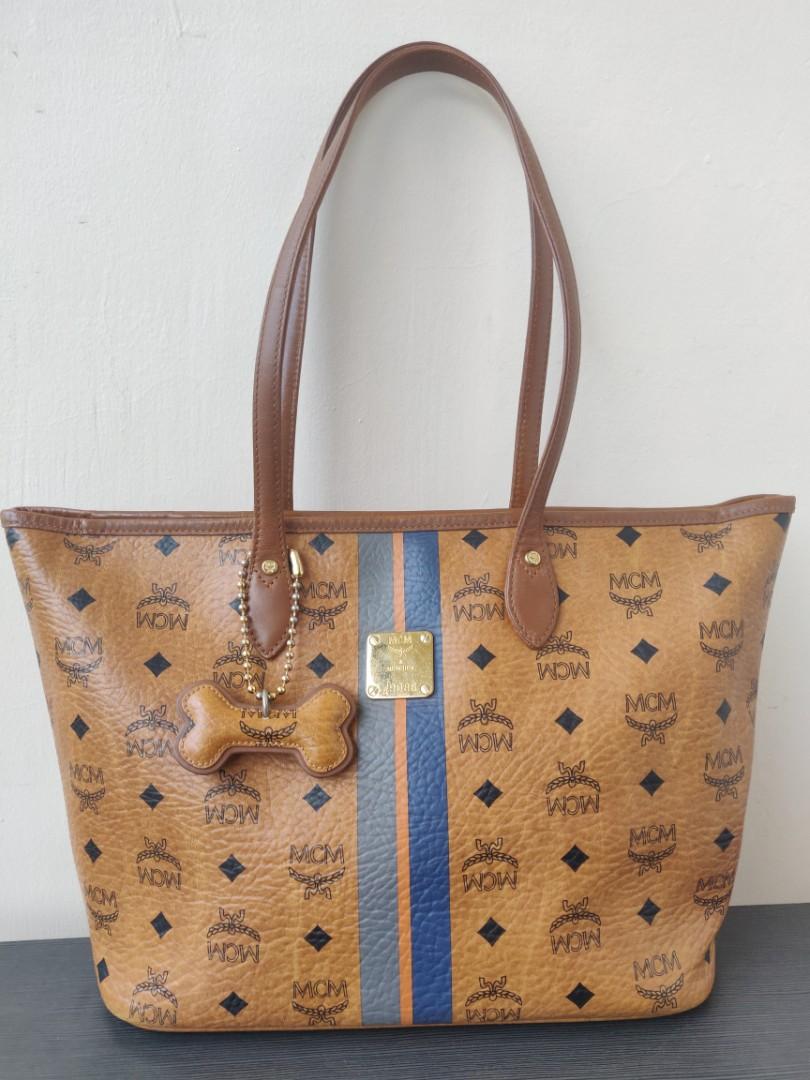 mcm zip tote